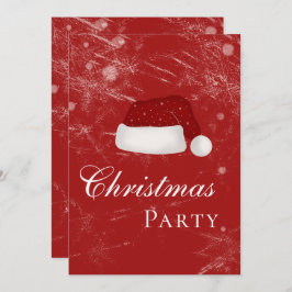 Weihnachts-Weihnachtsfest im Winter Party Einladung