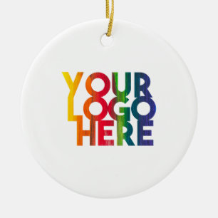 Weihnachts-Weihnachtsfest mit dem White Simple Bus Keramik Ornament