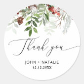 Weihnachts-Weihnachtsfest Runder Aufkleber (Vorderseite)