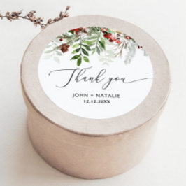 Weihnachts-Weihnachtsfest Runder Aufkleber