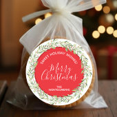 Weihnachts-Weihnachtsfest Runder Aufkleber