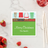 Weihnachts-Weihnachtsfest Serviette (Beispiel)