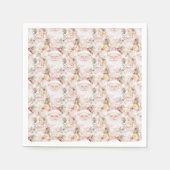 Weihnachts-Weihnachtsfest Serviette (Vorderseite)