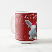 Weihnachts-Weihnachtsfest-Tasse Kaffeetasse (Vorderseite Links)