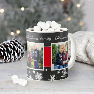 Weihnachts-Weihnachtsfoto-Collage Kaffeetasse