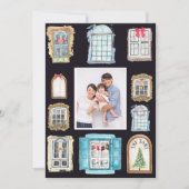 Weihnachts-Weihnachtsfotokarte der Familie Karte (Vorderseite)