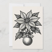 Weihnachts-Weihnachtsfotokarte Feiertagskarte (Rückseite)