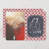 Weihnachts-Weihnachtsfotokarten Feiertagskarte (Vorne/Hinten)