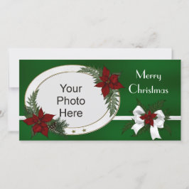 Weihnachts-Weihnachtsfotokarten Feiertagskarte