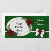 Weihnachts-Weihnachtsfotokarten Feiertagskarte (Vorne/Hinten)
