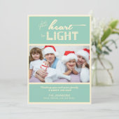 Weihnachts-Weihnachtsfotokarten Feiertagskarte (Stehend Vorderseite)