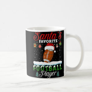 Weihnachts-Weihnachtsfußball des Weihnachtsmanns Kaffeetasse