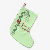 Weihnachts-Weihnachtsgarland Lampposten Kleiner Weihnachtsstrumpf (Vorderansicht (hängend))