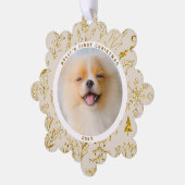 Weihnachts-Weihnachtsgebäck - Erstes Weihnachtsfes Ornament Karte (Linke Ecke)