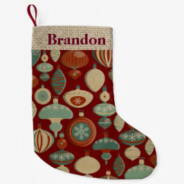 Weihnachts-Weihnachtsgebirge für individuelle Strü Kleiner Weihnachtsstrumpf