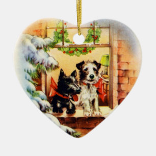 Weihnachts-Weihnachtsgeburten Keramik Ornament