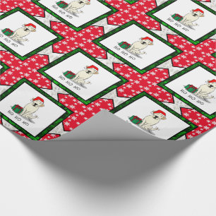 Weihnachts-Weihnachtsgelb-Labrador Niedlich Geschenkpapier
