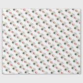 Weihnachts-Weihnachtsgelb-Labrador Niedlich Geschenkpapier (Flach)