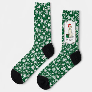Weihnachts-Weihnachtsgelb-Labrador Niedlich Socken