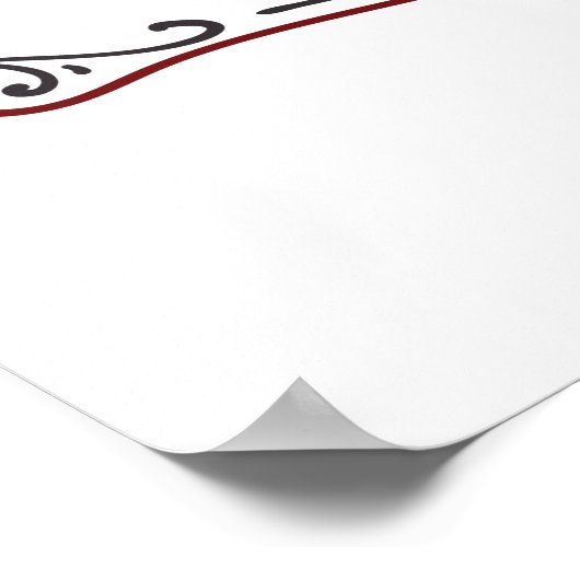 Weihnachts-Weihnachtsgeschäft Poster (Ecke)