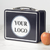 Weihnachts-Weihnachtsgeschenk ADD IHR LOGO Merry X Metall Brotdose (Beispiel)