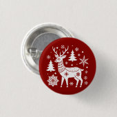 Weihnachts-Weihnachtsgeschenk Button (Vorne & Hinten)