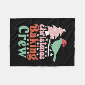 Weihnachts-Weihnachtsgeschenk Crew Fleecedecke (Vorderseite (Horizontal))
