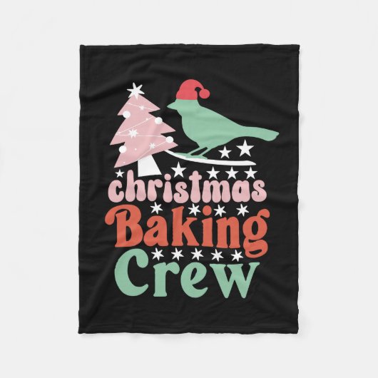 Weihnachts-Weihnachtsgeschenk Crew Fleecedecke (Vorderseite)