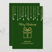 Weihnachts-Weihnachtsgeschenk für Kiefer Feiertag Feiertagskarte (Vorne/Hinten)