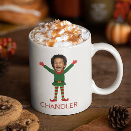 Weihnachts-Weihnachtsgeschenk für Kinder und Name  Kaffeetasse