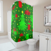 Weihnachts-Weihnachtsgeschenk für Stars Duschvorhang (Beispiel)
