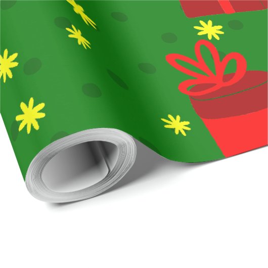 Weihnachts-Weihnachtsgeschenk für Stars Geschenkpapier (Rolleneckpunkt)