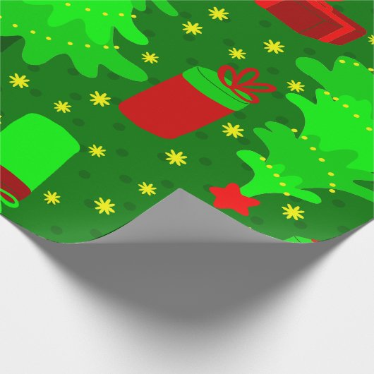 Weihnachts-Weihnachtsgeschenk für Stars Geschenkpapier (Ecke)