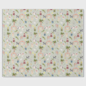 Weihnachts-Weihnachtsgeschenk Geschenkpapier (Flach)