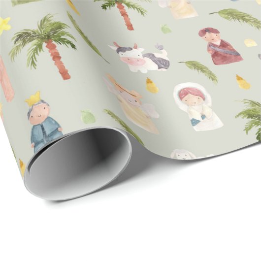 Weihnachts-Weihnachtsgeschenk Geschenkpapier (Rolleneckpunkt)