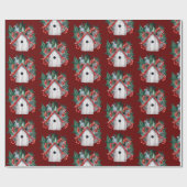 Weihnachts-Weihnachtsgeschenk Geschenkpapier (Flach)