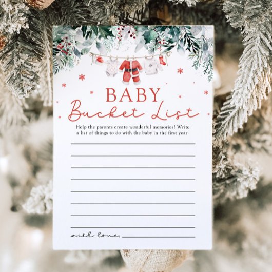 Weihnachts-Weihnachtsgeschenk-Liste Kinderduschens Einladung