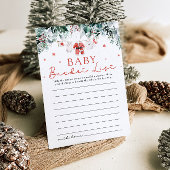 Weihnachts-Weihnachtsgeschenk-Liste Kinderduschens Einladung