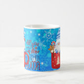 Weihnachts-Weihnachtsgeschenk mit Snowflake Kaffeetasse (Mittel)