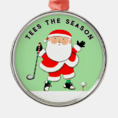 Weihnachts-Weihnachtsgeschenk Ornament Aus Metall (Vorne)