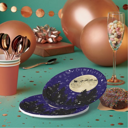 Weihnachts-Weihnachtsgeschenk-Party Teller (Multi)