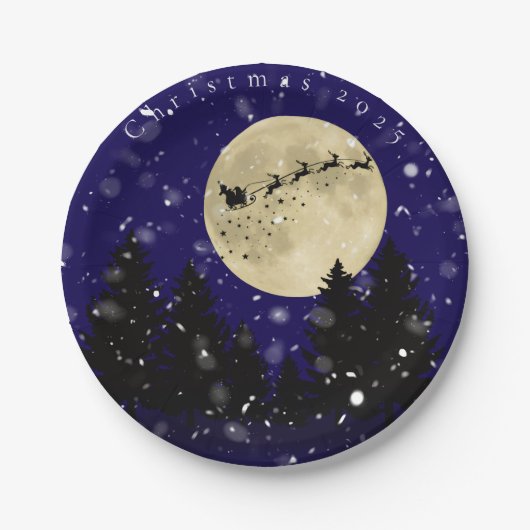 Weihnachts-Weihnachtsgeschenk-Party Teller (Vorderseite)