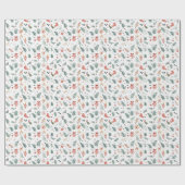 Weihnachts-Weihnachtsgeschenk-Wrap Geschenkpapier (Flach)