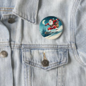 Weihnachts-Weihnachtsgeschenke auf Snowboard Button (Beispiel)