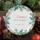 Weihnachts-Weihnachtsgeschlecht-neutral Pappteller