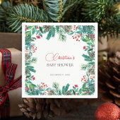 Weihnachts-Weihnachtsgeschlecht-neutral Personalis Serviette