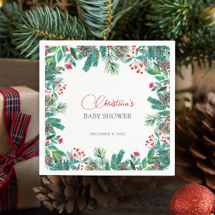 Weihnachts-Weihnachtsgeschlecht-neutral Personalis Serviette