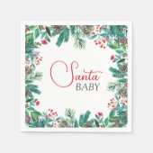 Weihnachts-Weihnachtsgeschlecht-neutral Serviette (Vorderseite)