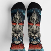 Weihnachts Weihnachtsgestein mit Metal Rock und Ro Socken (Oben)