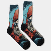 Weihnachts Weihnachtsgestein mit Metal Rock und Ro Socken (Rechts)